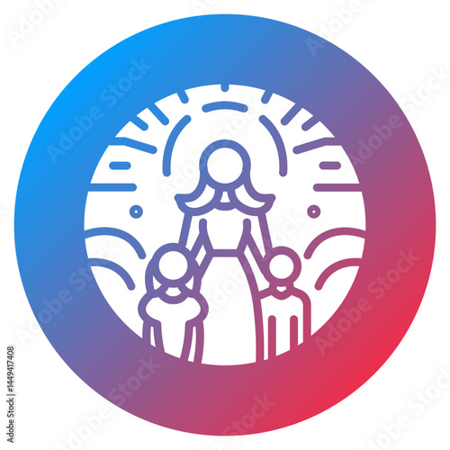 Family Love Vector Icon