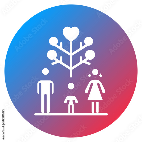 Family Tree Vector Icon