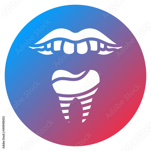 Dental Prosthetics Vector Icon