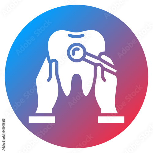 Oral Health Screening Vector Icon