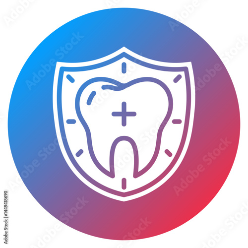Teeth Grinding Protection Vector Icon