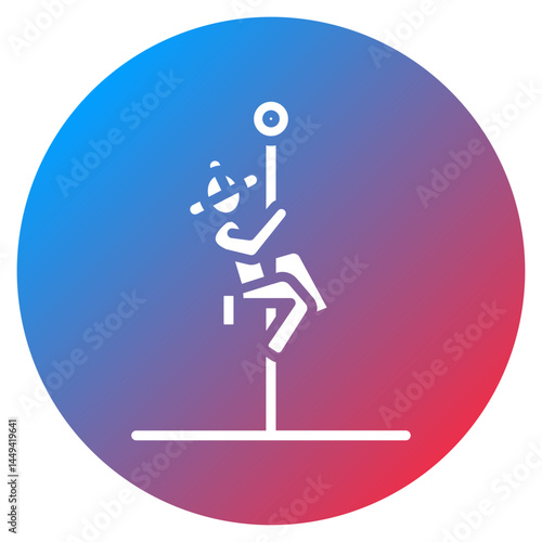 Firemans Pole Vector Icon