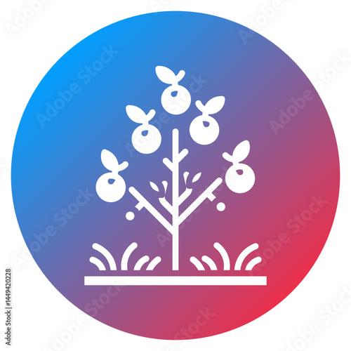 Orchard Vector Icon
