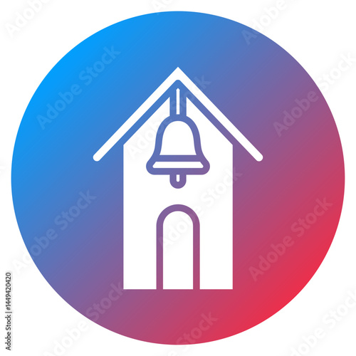 Village Bell Vector Icon
