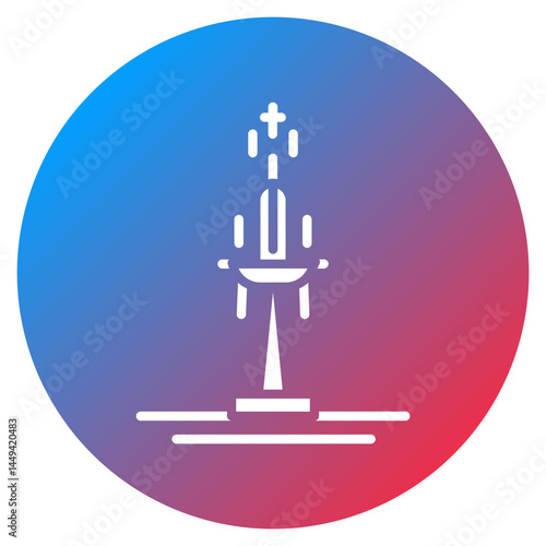 Village Square Vector Icon