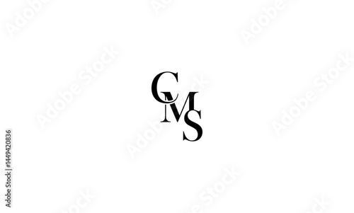 CMS initial letter, monogram logo