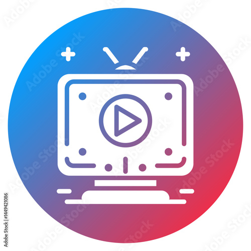 Streaming Service Vector Icon