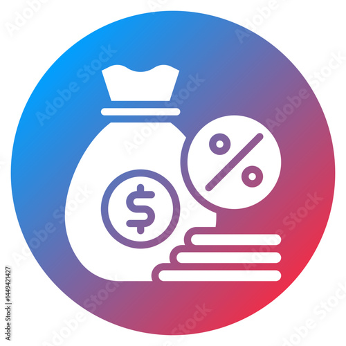 Interest Rate Vector Icon