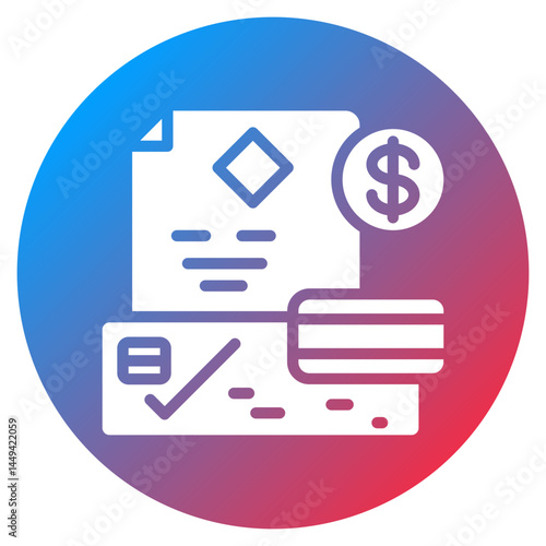 Invoice Payment Vector Icon