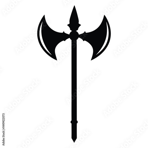 Classic Gladius Sword Vector Silhouette Design