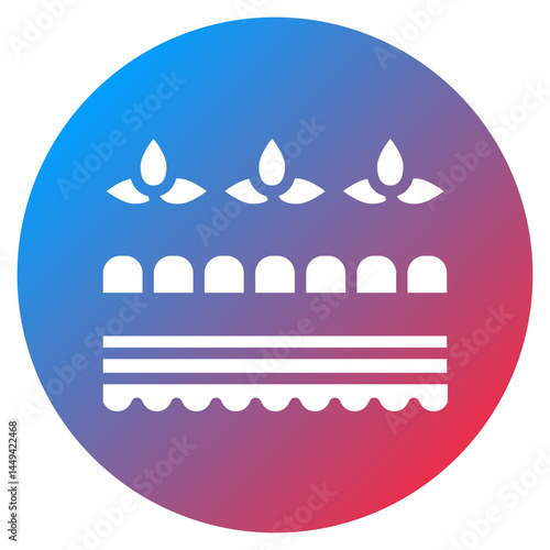 Lace Trim Vector Icon