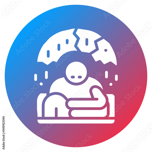 Mental Health Break Vector Icon