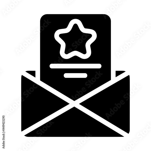 Event Invitation Solid Icon