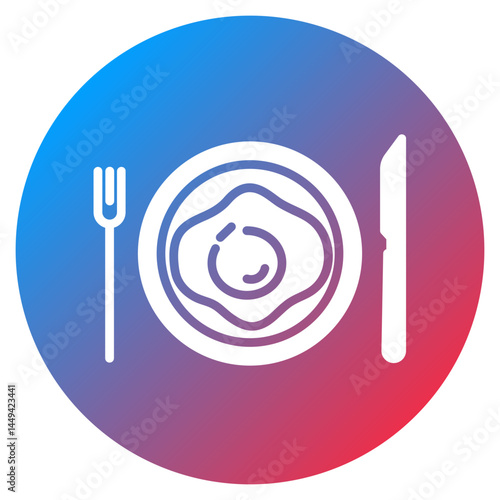 Breakfast Buffet Vector Icon