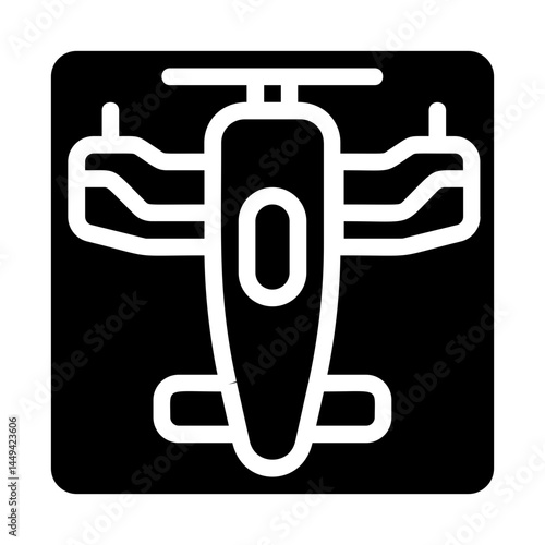 War Plane Solid Icon