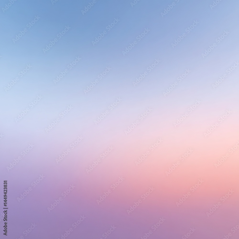 Naklejka premium Subtle gradient background with pastel color transitions in blue, pink and violet