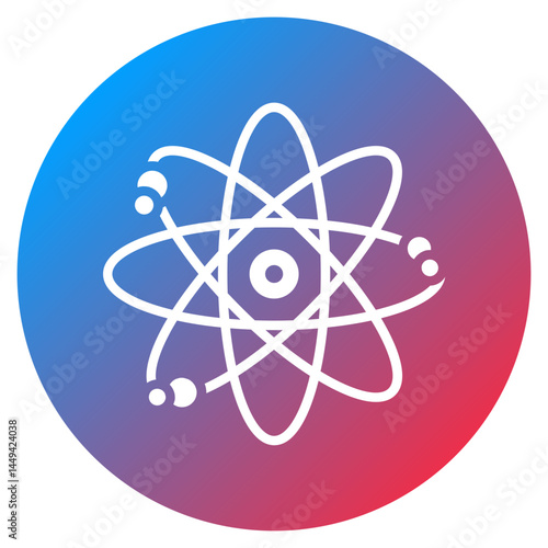 Atomic Structure Vector Icon