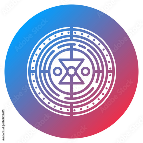 Ancient Seal Vector Icon