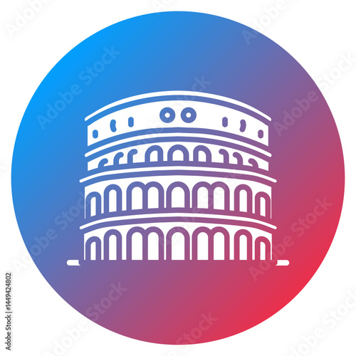 Coliseum Vector Icon