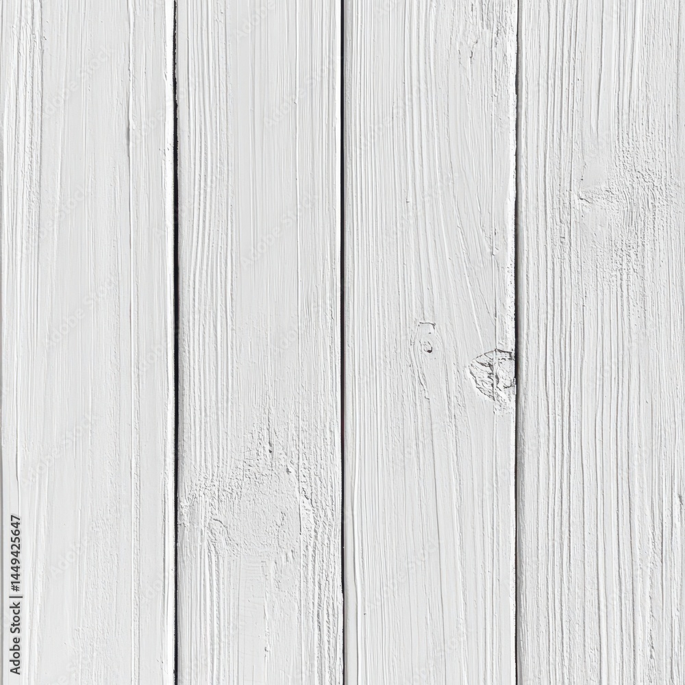 Obraz premium White painted wooden planks, vertical texture pattern.