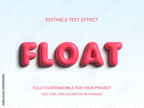 Balloon Style 3D Text Effect