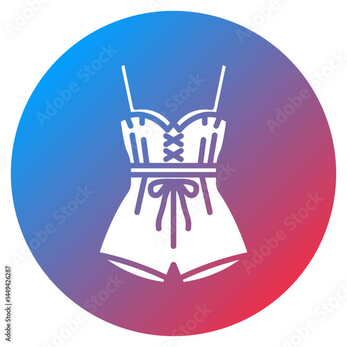 Jumpsuit Vector Icon