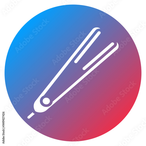 Hair Straightener Vector Icon