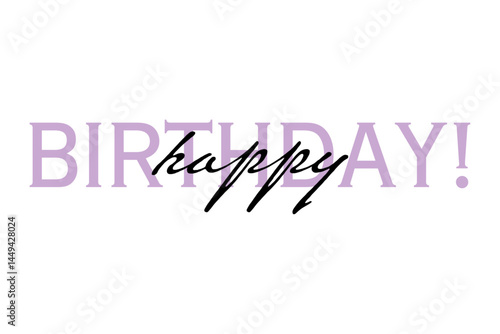 Happy Birthday（誕生日おめでとう）
よく目立つロゴマーク
