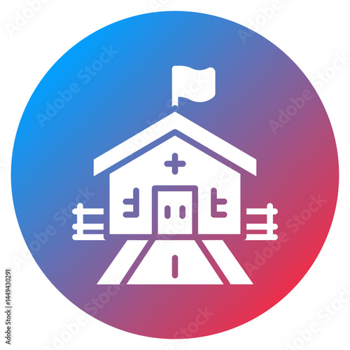 Port of Entry Vector Icon