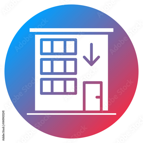 Evacuation Plan Vector Icon