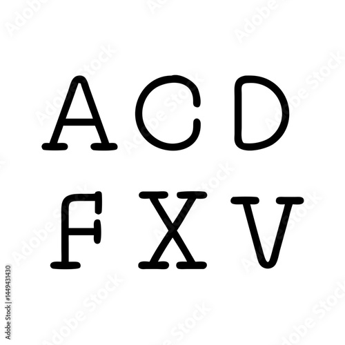 Watercolor vintage black letter a to z , alphabet for crest design, initials, monogram print. Vector font of grunge letters. Hand drawn ink alphabet. Grunge scratch type font.