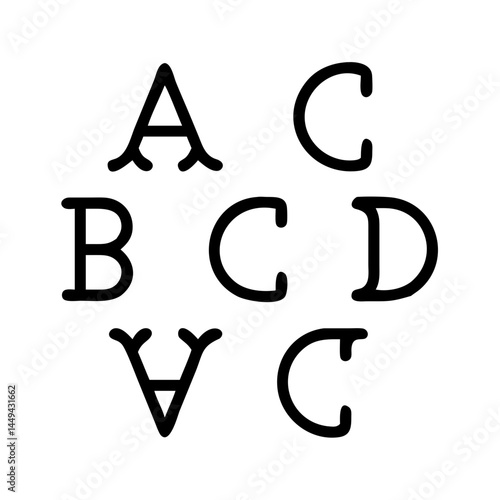 Watercolor vintage black letter a to z , alphabet for crest design, initials, monogram print. Vector font of grunge letters. Hand drawn ink alphabet. Grunge scratch type font.