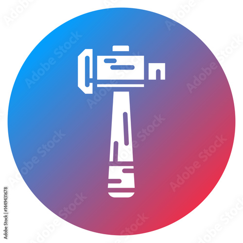 Blacksmith Hammer Vector Icon