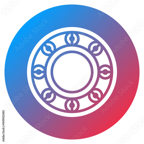 Ball Bearing Vector Icon