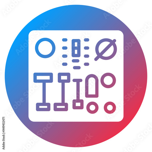 Control Panel Vector Icon