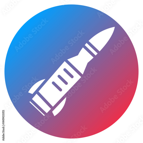 Artillery Shell Vector Icon