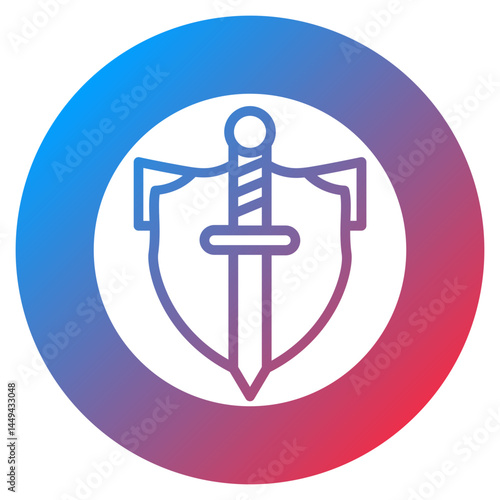 Combat Patch Vector Icon