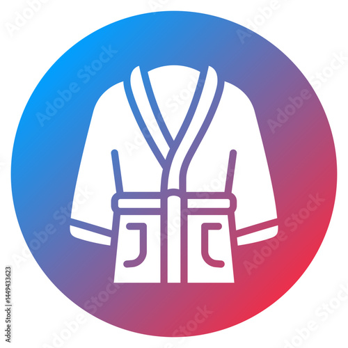 Bathrobe Vector Icon