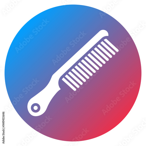 Beard Comb Vector Icon