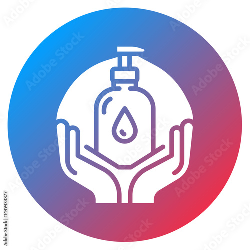 Hand Lotion Vector Icon