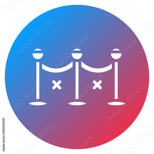 Crowd Control Vector Icon