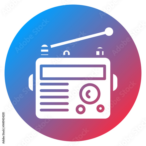 Dispatch Radio Vector Icon