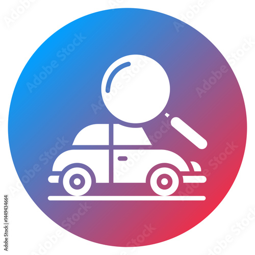 Undercover Car Vector Icon
