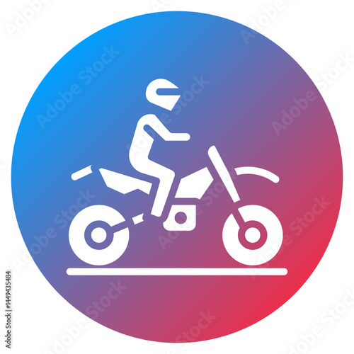 Dirt Bike Vector Icon