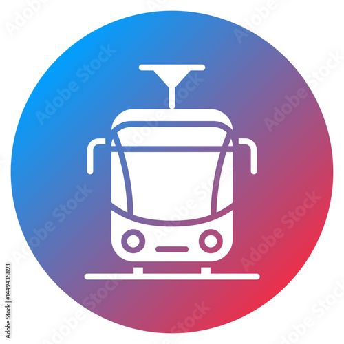 Trolleybus Vector Icon