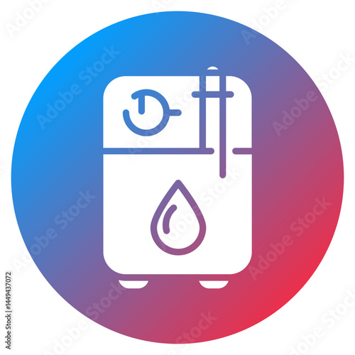 Smart Water Softener Vector Icon