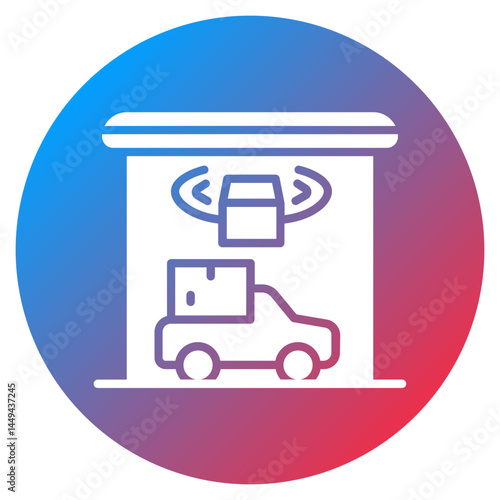 Drop off Point Vector Icon