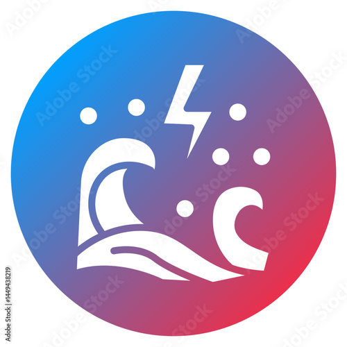 Flash Flood Vector Icon