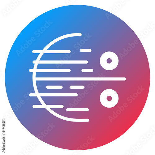 Gale Winds Vector Icon