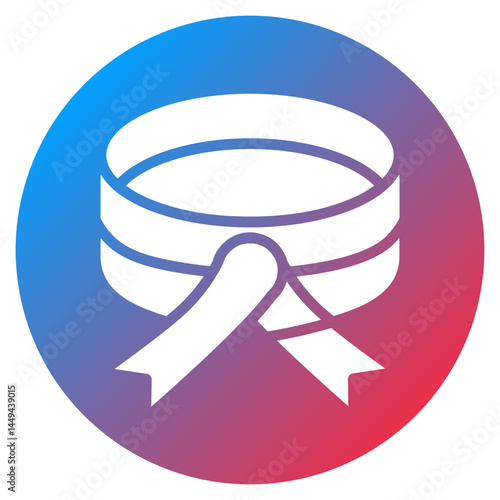 Mourning Band Vector Icon